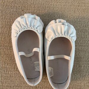 Glamour Kids White Ballet Slippers